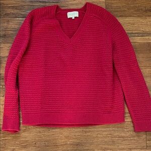 Eric Bompard 100% cashmere V-neck sweater (4-ply version)
